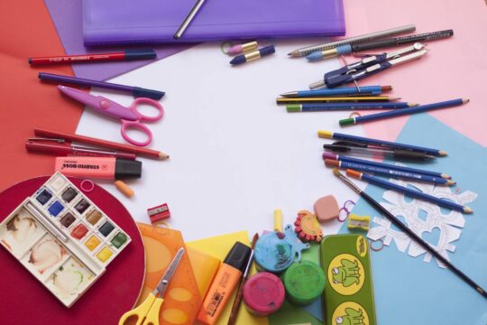 painting and drawing tools set